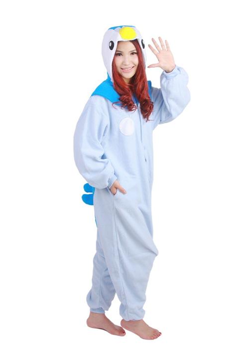 pyjama pingouin femme bleu