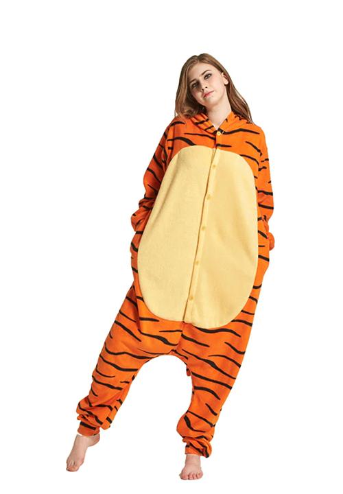 combinaison pyjama tigre femme