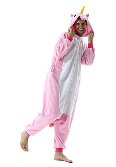pyjama combinaison licorne rose