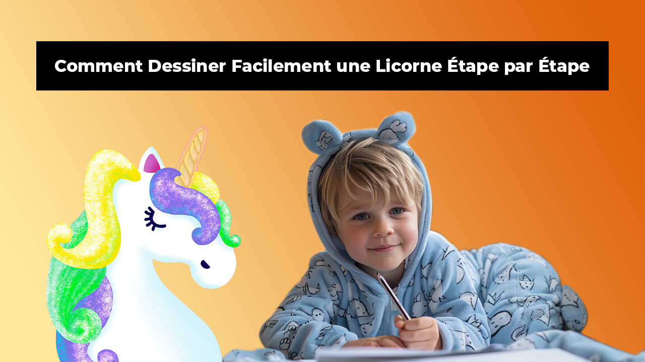 Comment Dessiner Facilement une Licorne Étape par Étape