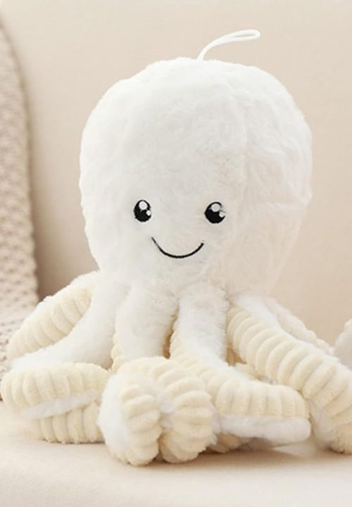 Peluche Poulpe Blanc