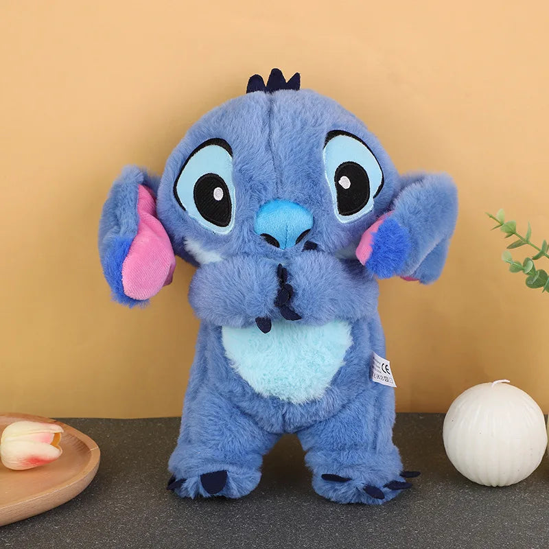 Peluche Stitch Qui Respire Bleu Musicale