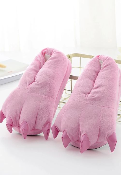Chaussons Animaux Pattes Roses