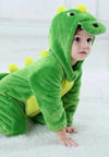 Combinaison Pyjama Dinosaure Vert Bébé