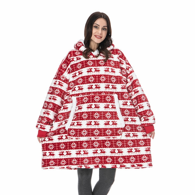 Sweat Plaid Femme Cert de Noel