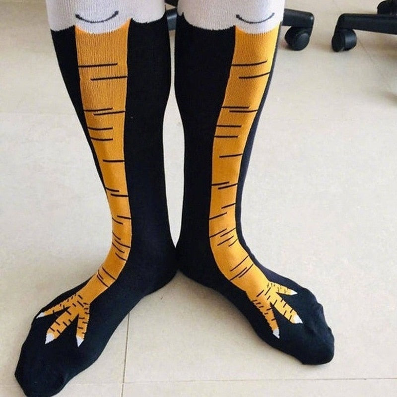 chaussettes Cuisses de Poulet - Jaune