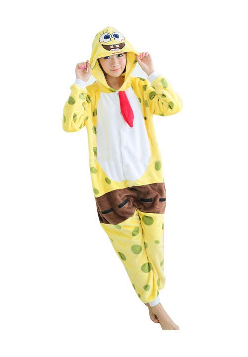 combinaison pyjama bob l'éponge
