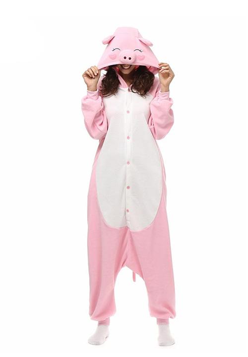 combinaison pyjama cochon femme