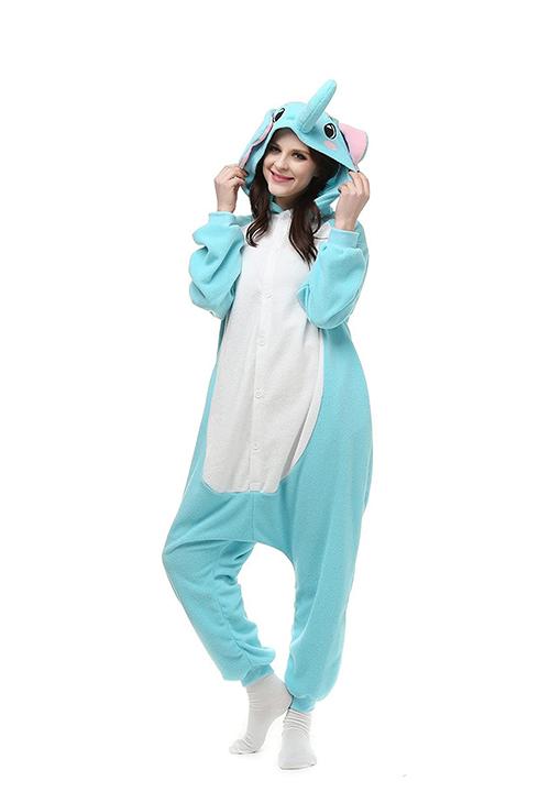 Pyjama Combinaison (onesie) Unisexe Animal - Velours Doux, Avec Poches - Taille M à XXL - Pour Soirée Pyjama Ou Maison - 3