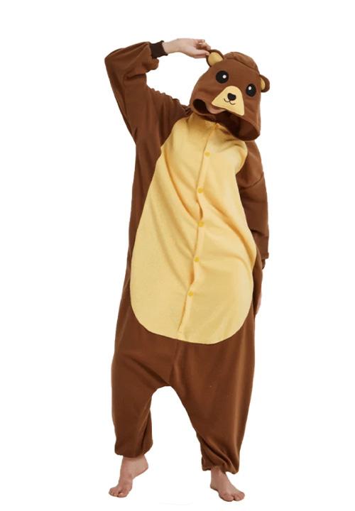 combinaison pyjama femme ours