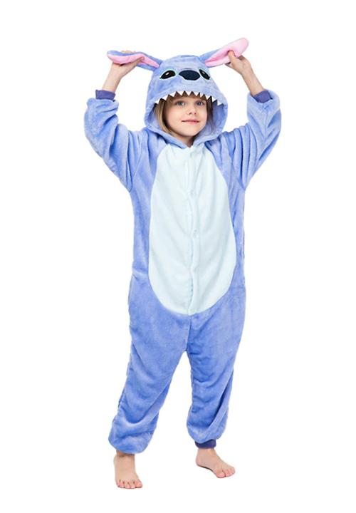 Pilou Pilou Pyjama Stitch Fille Petite Fille En Pyjama Combinaison