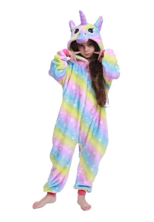 Combinaison pyjama licorne main image 1