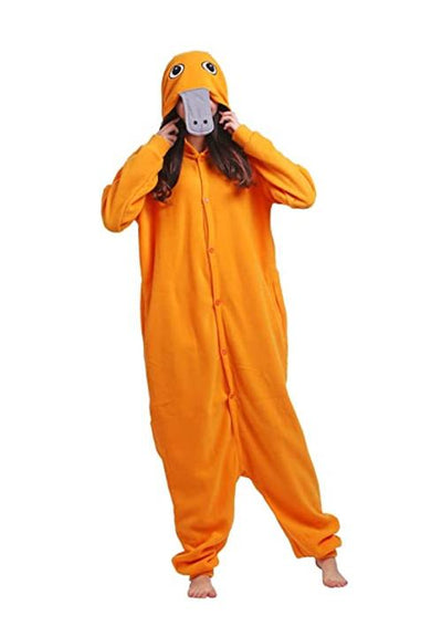 combinaison pyjama ornithorynque orange