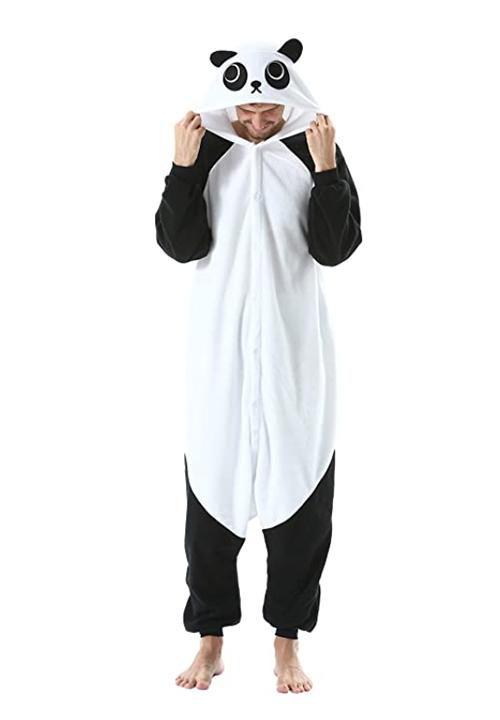 Grenouillère Panda pour Adulte (Homme / Femme), Pyjamas Animaux Rigolos