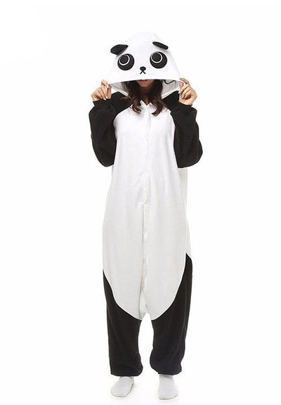 Combi-pyjama panda fille - gris, Fille