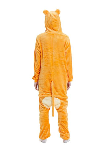 combinaison pyjama singe orange