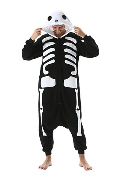 combinaison pyjama squelette homme