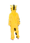combinaison pyjama tigre jaune enfant