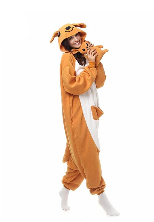 combinaison pyjama femme kangourou