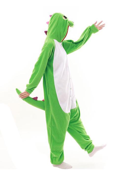 Grenouillère Pyjama Dinosaure Vert clair Enfant Fille/Garçon