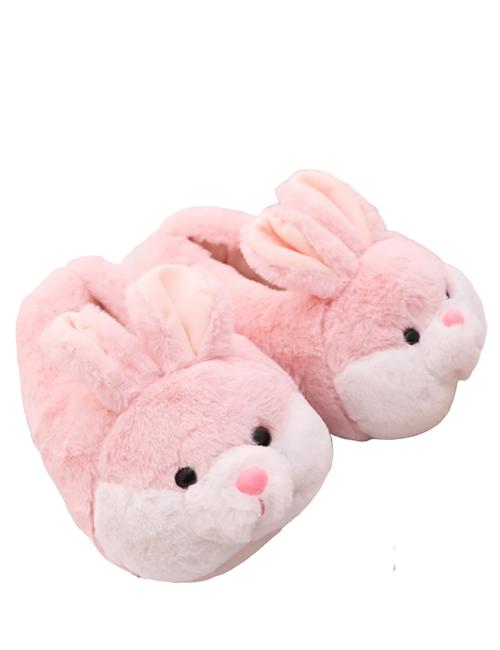 pantoufle lapin rose