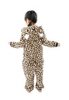 pyjama combinaison léopard fille