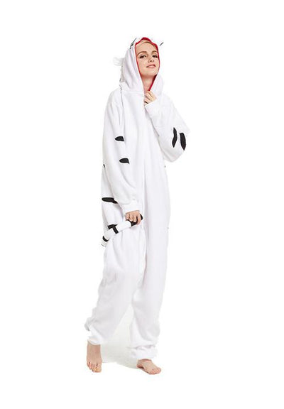 pyjama combinaison tigre blanc