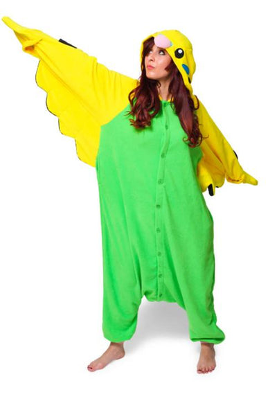 pyjama perroquet vert